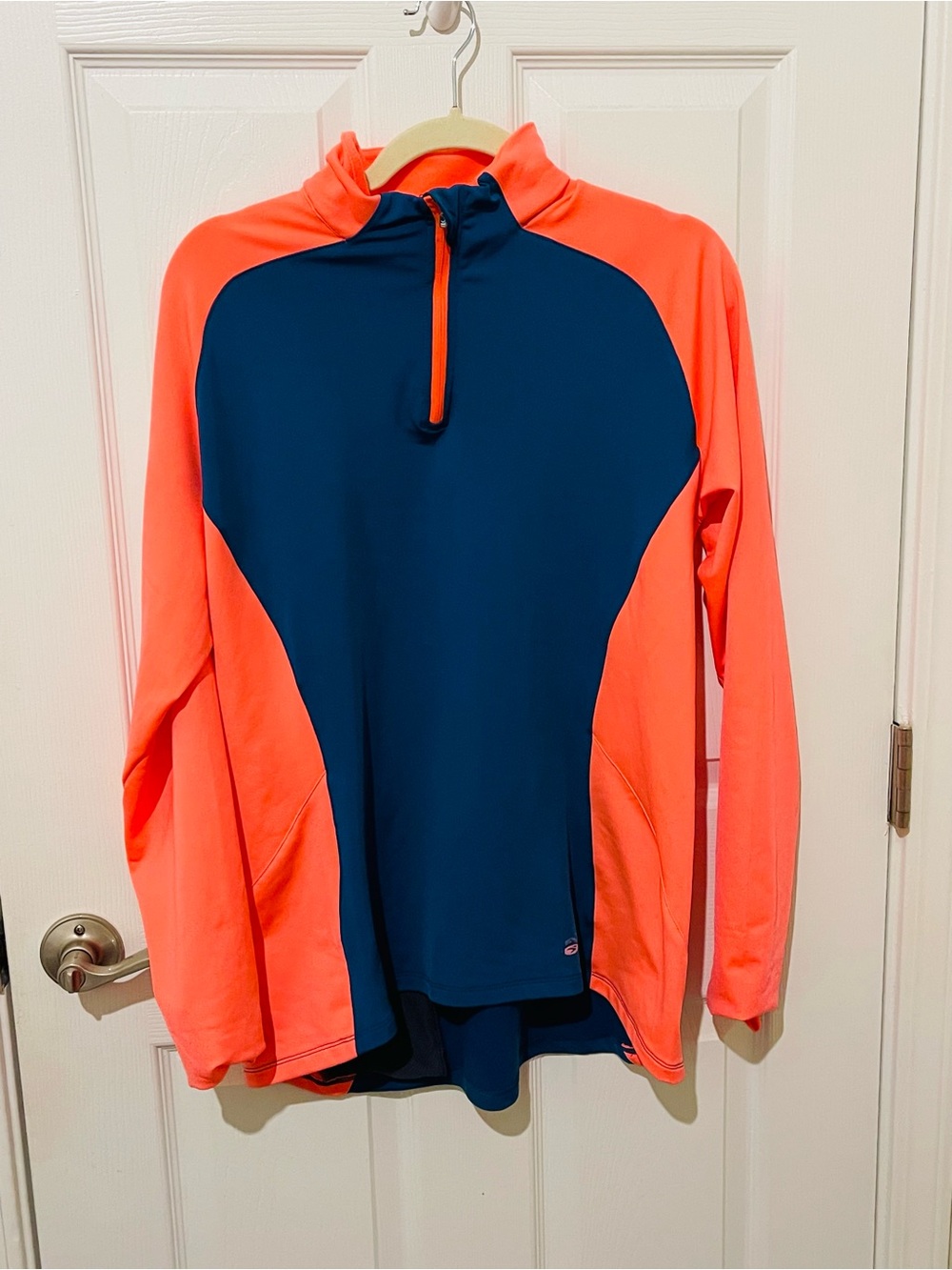 SUGOI Navy & Coral Quarter-Zip